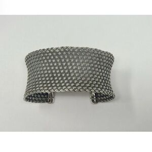 John Hardy Woven Kali Wide Cuff Bracelet 7.5" (77G)
